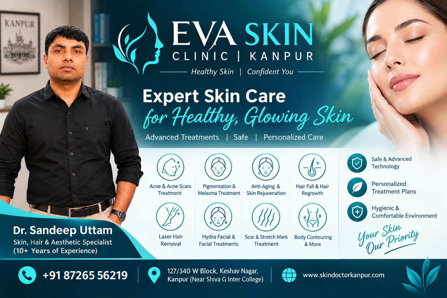 Best Skin Care Clinic in Kanpur | EVA Skin Clinic